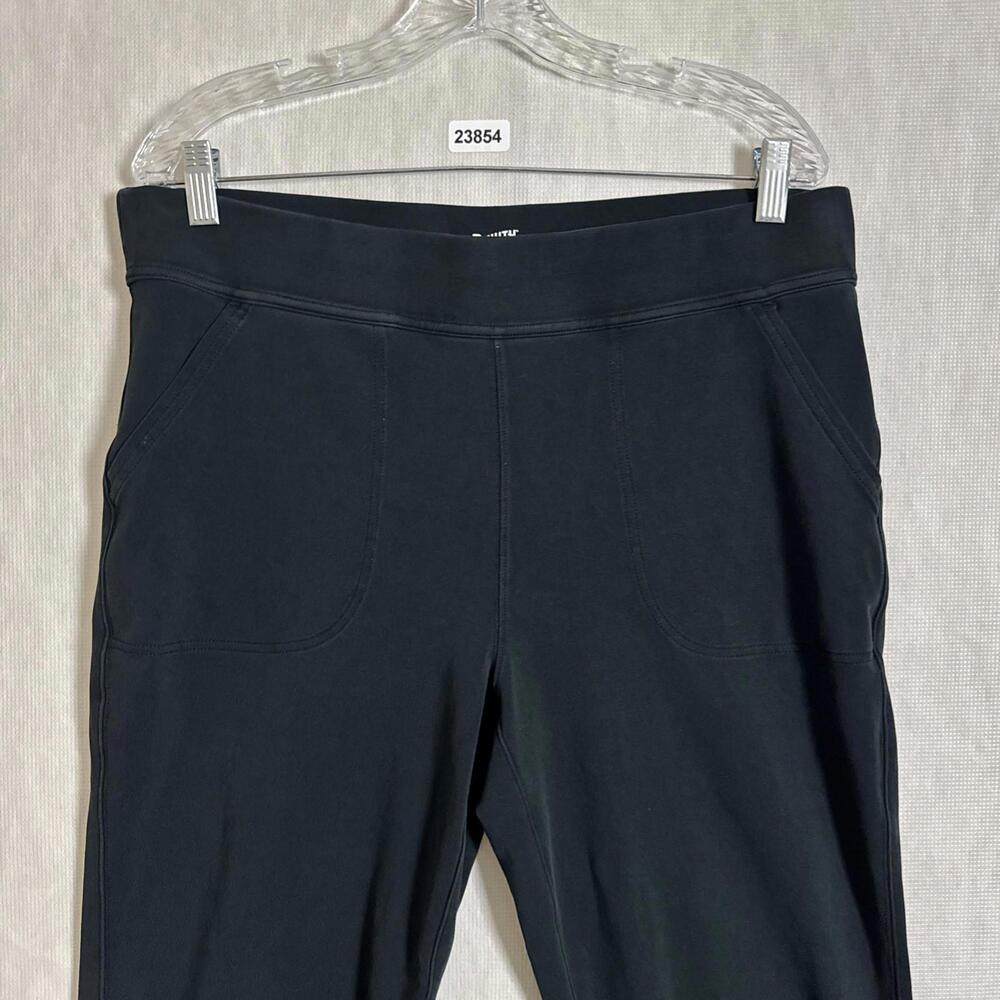 Duluth Trading Women’s Large Lx31 Black NoGA Naturale Cotton Knit Pants - Picture 3 of 12